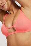 Thumbnail image #1 of Sieve Cutout Bra in Coral