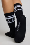 Thumbnail image #3 of Feel Good Varsity Sock in Black