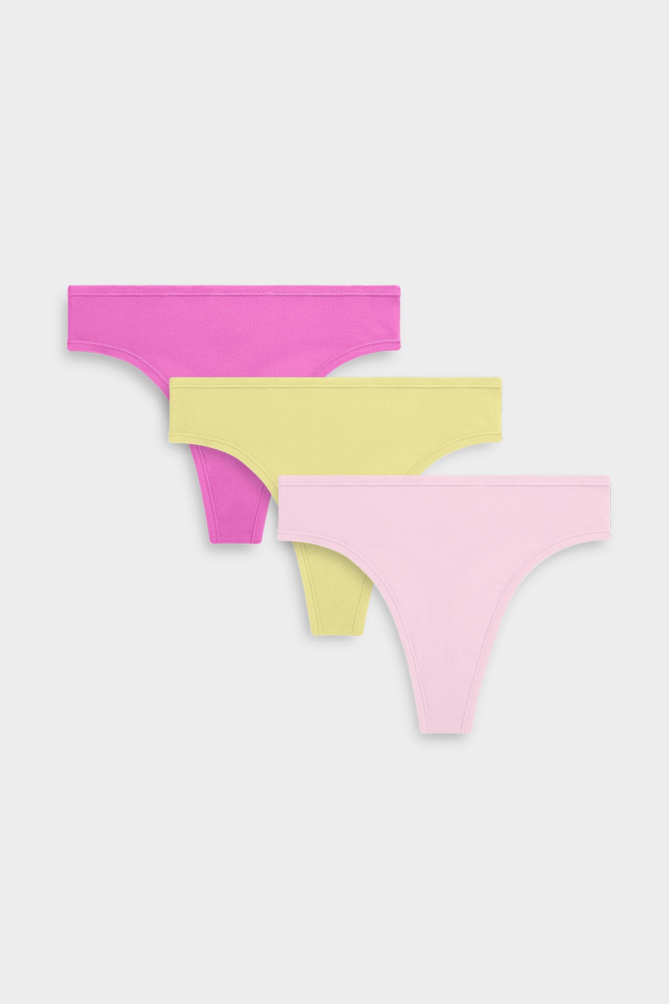 Whipped Thong in Buff + White - Negative Underwear