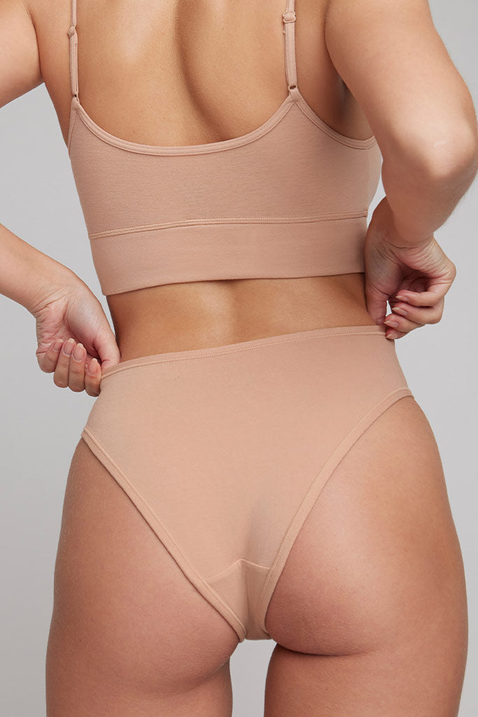 Women's Buff French Cut Cotton Brief  Women's High Cut Underwear –  Negative Underwear
