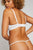 Sieve String Thong in White (alternate view)
