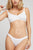 Sieve String Thong in White