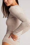 Thumbnail image #2 of Whipped Long Sleeve in Sand [Ksenia XS]