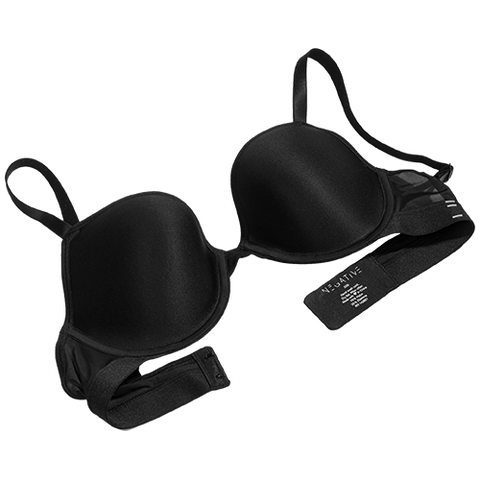 Detail view of Stealth Mode Demi Bra in Black for sizer