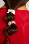 Thumbnail image #1 of Eclipse Silk Scrunchie in Candy Cane (Pack)