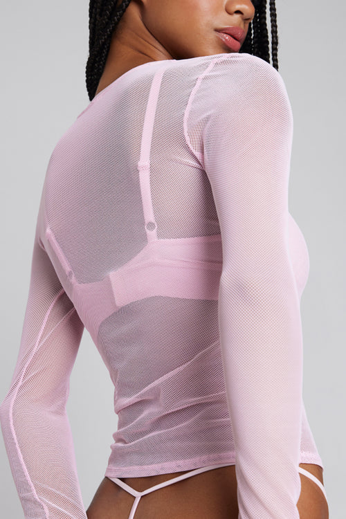 Fete Long Sleeve Top in Lilac