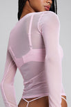 Thumbnail image #4 of Fete Long Sleeve Top in Lilac