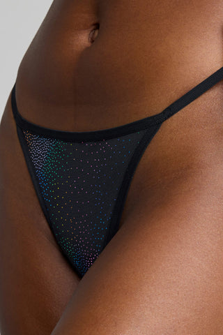 Detail view of Sieve String Thong in Spark for sizer