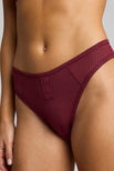 Thumbnail image #3 of Whipped French Cut Brief in Garnet
