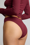 Thumbnail image #1 of Whipped French Cut Brief in Garnet