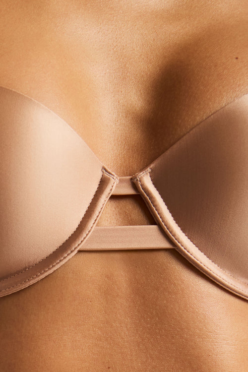 Glacé Strapless Bra in Buff detail