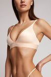 Thumbnail image #1 of Glacé Triangle Bra in Peach