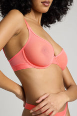 Thumbnail image #5 of Sieve Demi Bra in Coral [Malak 32D]