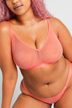 Thumbnail image #5 of Sieve Non-Wire Bra in Coral [Hannah 3+]