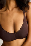 Thumbnail image #1 of Whipped Non-Wire Bra in Espresso