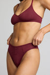 Thumbnail image #3 of Whipped Non-Wire Bra in Garnet