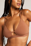 Thumbnail image #1 of Cloud Cotton Cutout Bra in Fawn