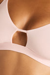 Thumbnail image #3 of Cloud Cotton Cutout Bra in Shell