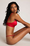 Thumbnail image #2 of Glacé Triangle Bra in Cerise