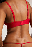 Thumbnail image #3 of Glacé Triangle Bra in Cerise