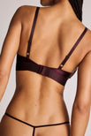 Thumbnail image #4 of Glacé Triangle Bra in Garnet