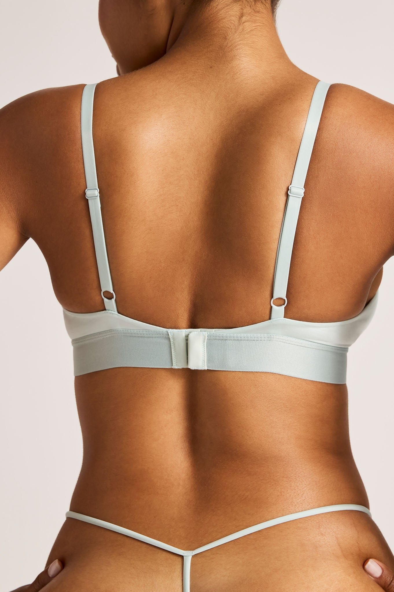 Glacé Triangle Bra in Mist