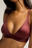 Thumbnail image #1 of Glacé Triangle Bra in Garnet