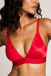 Thumbnail image #1 of Glacé Triangle Bra in Cerise