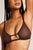 Sieve Cutout Bra in Espresso