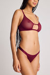 Thumbnail image #2 of Sieve Cutout Bra in Cassis