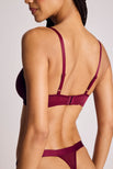 Thumbnail image #3 of Sieve Cutout Bra in Cassis