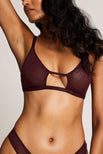 Thumbnail image #1 of Sieve Cutout Bra in Garnet Spark