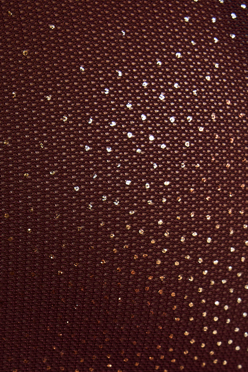 Sieve Cutout Bra in Garnet Spark
