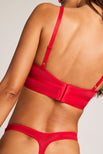 Thumbnail image #3 of Sieve Longline Bra in Cerise