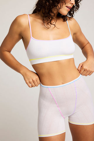 Sieve Non-Wire Bra in Sea