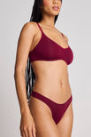 Thumbnail image #2 of Whipped Non-Wire Bra in Cassis