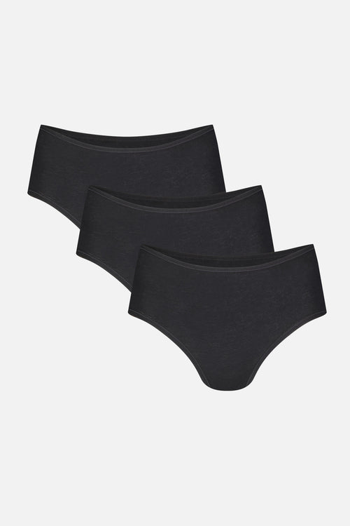 Cloud Cotton Boy Short in Black 3 Pack.