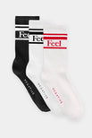 Thumbnail image #1 of Feel Good Varsity Sock in Manhattan (Pack)