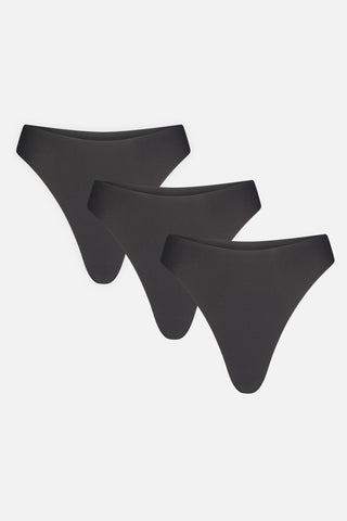 Cloud Cotton Triangle Bra in Black