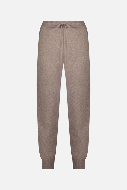 Mink cashmere jogger, flat lay