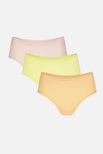 Thumbnail image #1 of Cloud Cotton Boy Short in Rainbow Sherbet (Pack)