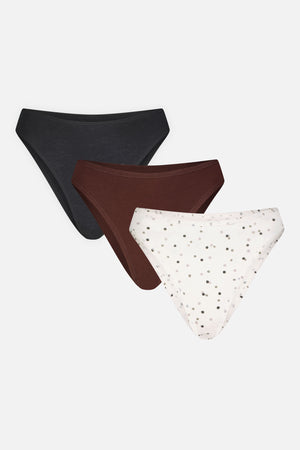 Cloud Cotton French Cut Brief in Pip (Pack)