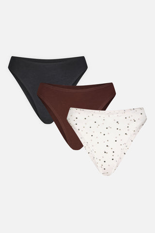 Detail view of Cloud Cotton French Cut Brief in Pip (Pack) for sizer