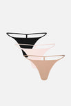 Thumbnail image #1 of Glacé String Thong in Ballet (Pack)