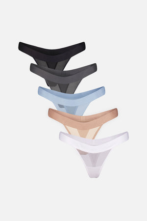 Sieve Thong in Shade (Pack)