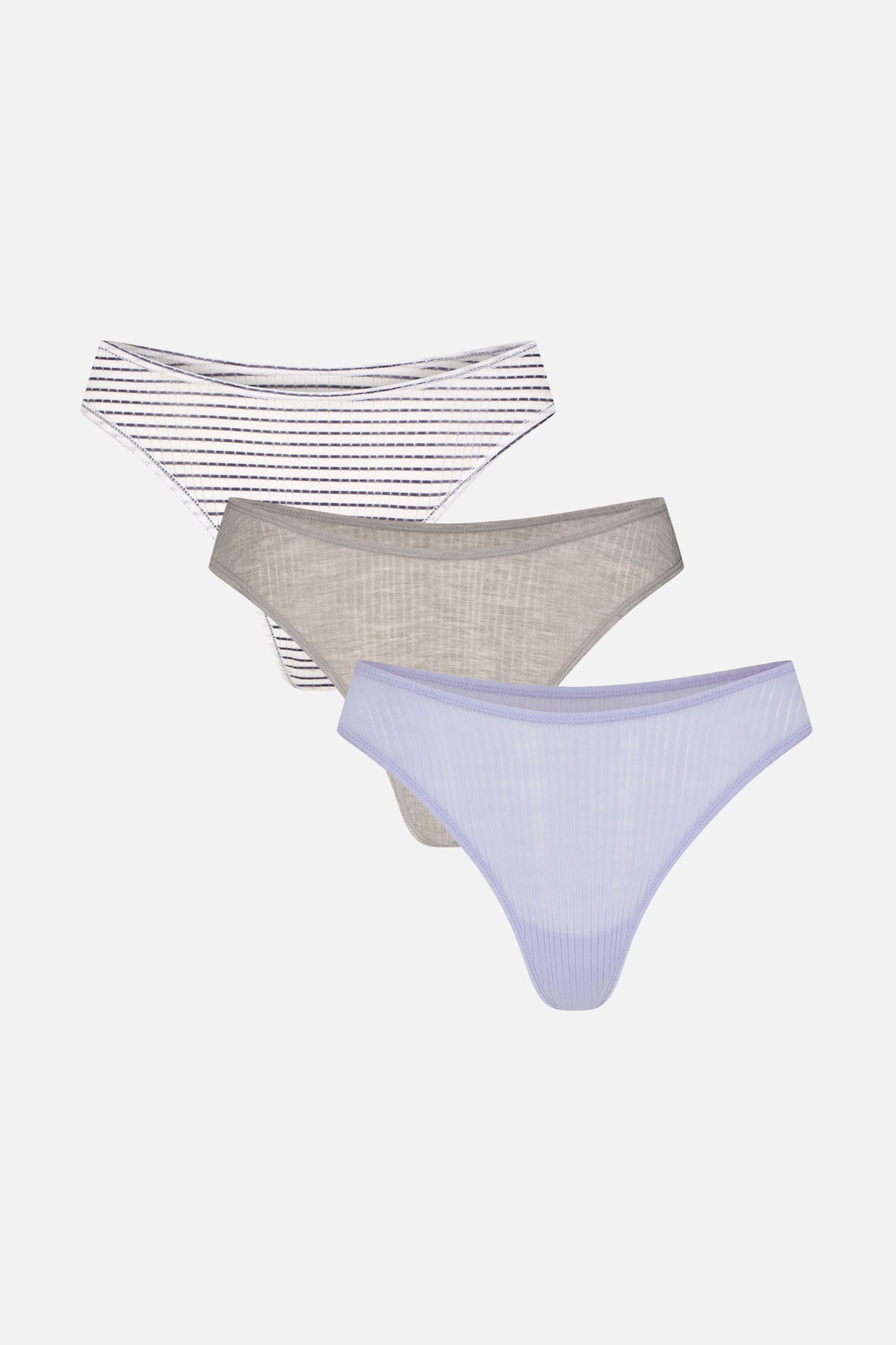 Whipped Dipped Thong in Drift (Pack)