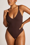 Thumbnail image #1 of Base Cami Bodysuit in Espresso