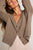 Cashmere Cardi in Mink