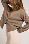 Thumbnail image #2 of Cashmere Cardi in Mink