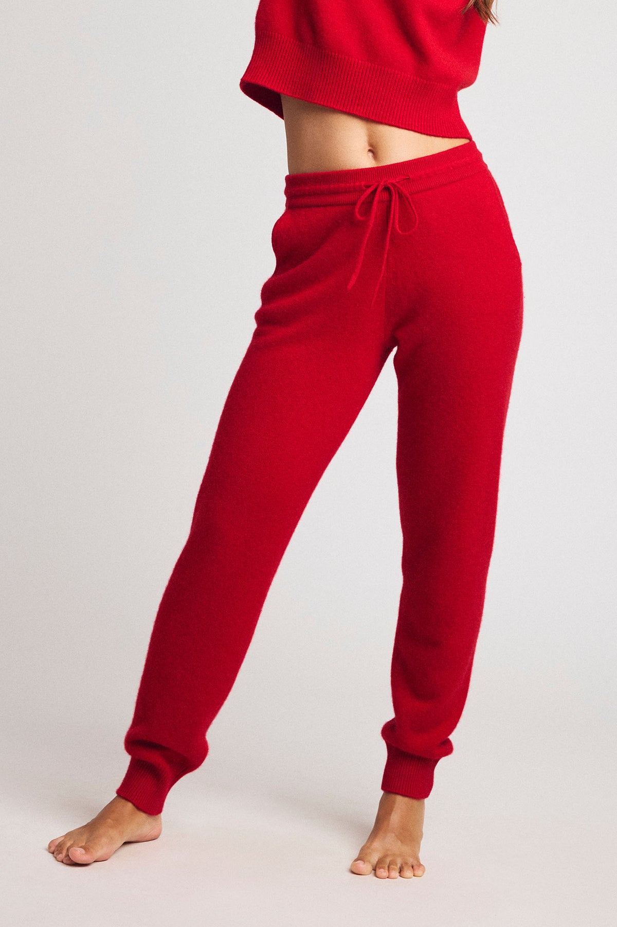 Cerise Cashmere Jogger